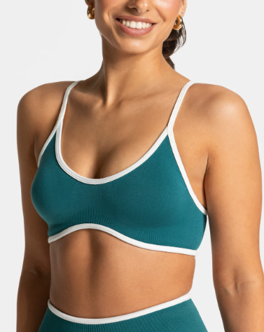 TEVEO Contrastline Petrol Bralette