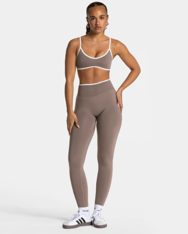 TEVEO Contrastline Mocha Bralette
