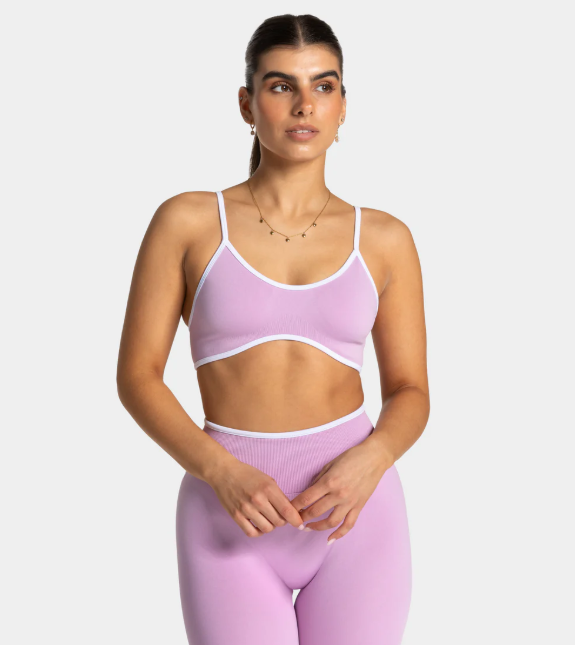 TEVEO Contrastline Orchid Bralette