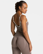 TEVEO Contrastline Cami Top Askılı Spor Atlet