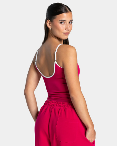 TEVEO Contrastline Cami Top Askılı Spor Atlet